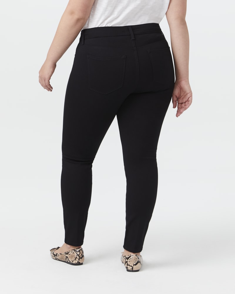 Amanda Plus Size Skinny Ponte Pant Black